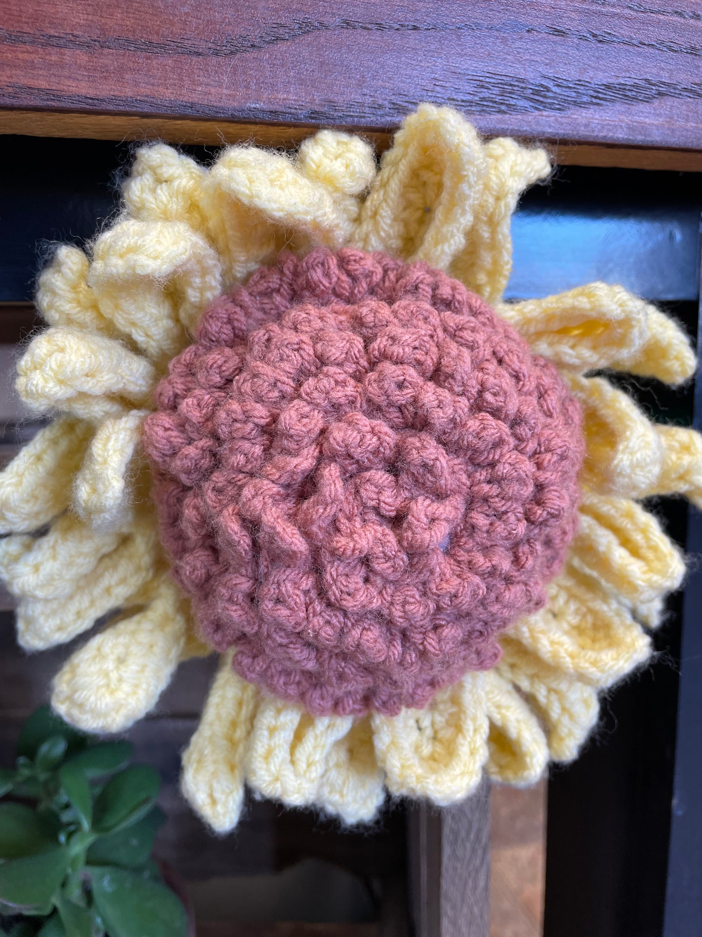 Crocheted Sunflower Girl (flips from flower to girl)