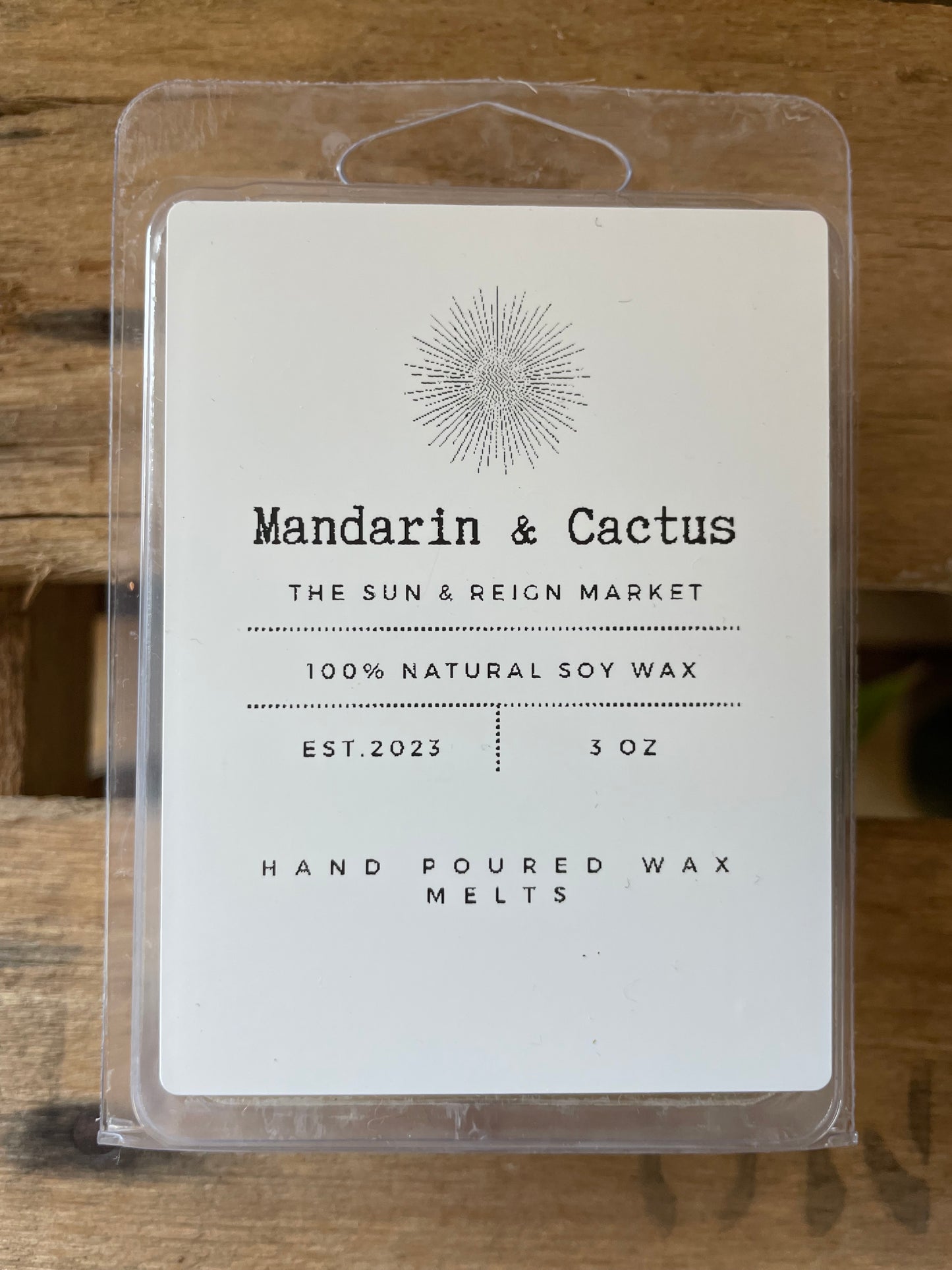 Mandarin & Cactus Soy Wax Melt