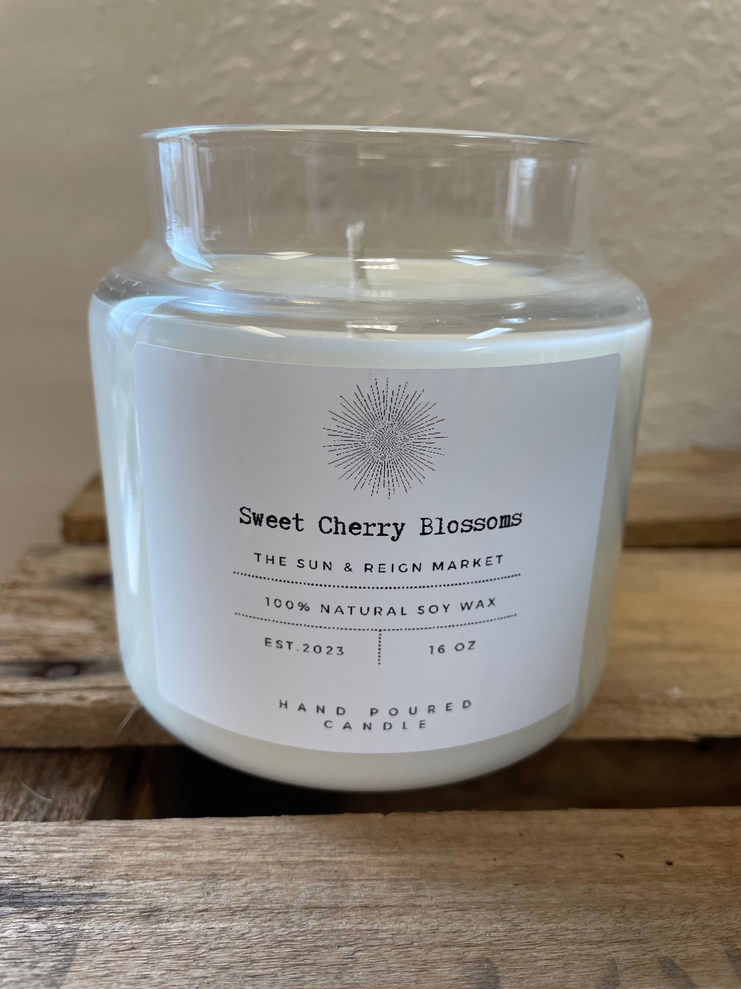 Sweet Cherry Blossom Soy Wax Candle