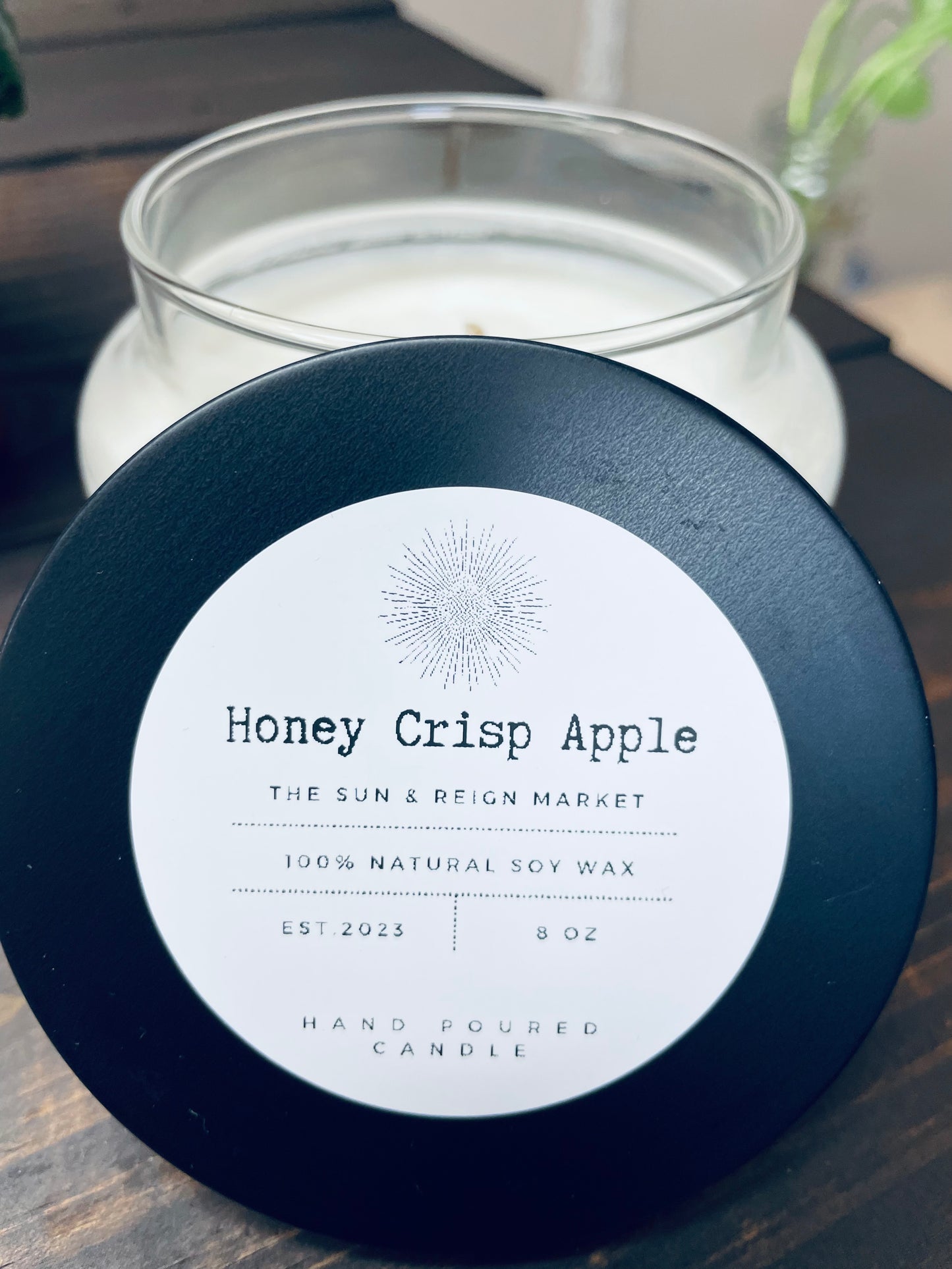 Honey Crisp Apple Soy Wax Candle