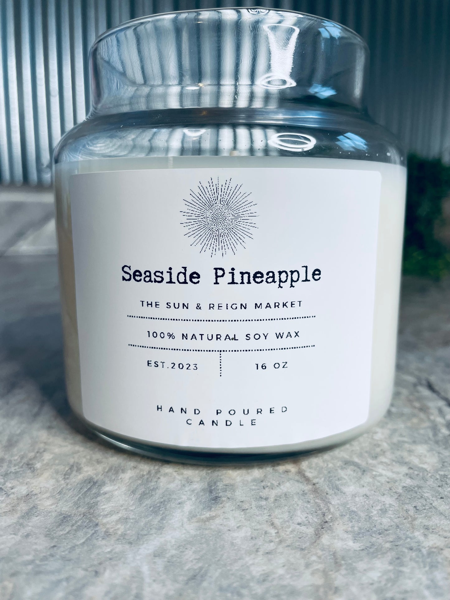 Seaside Pineapple Soy Wax Candle