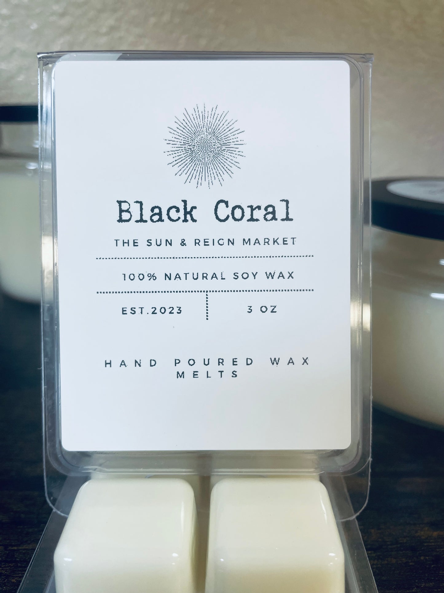Black Coral Soy Wax Melts
