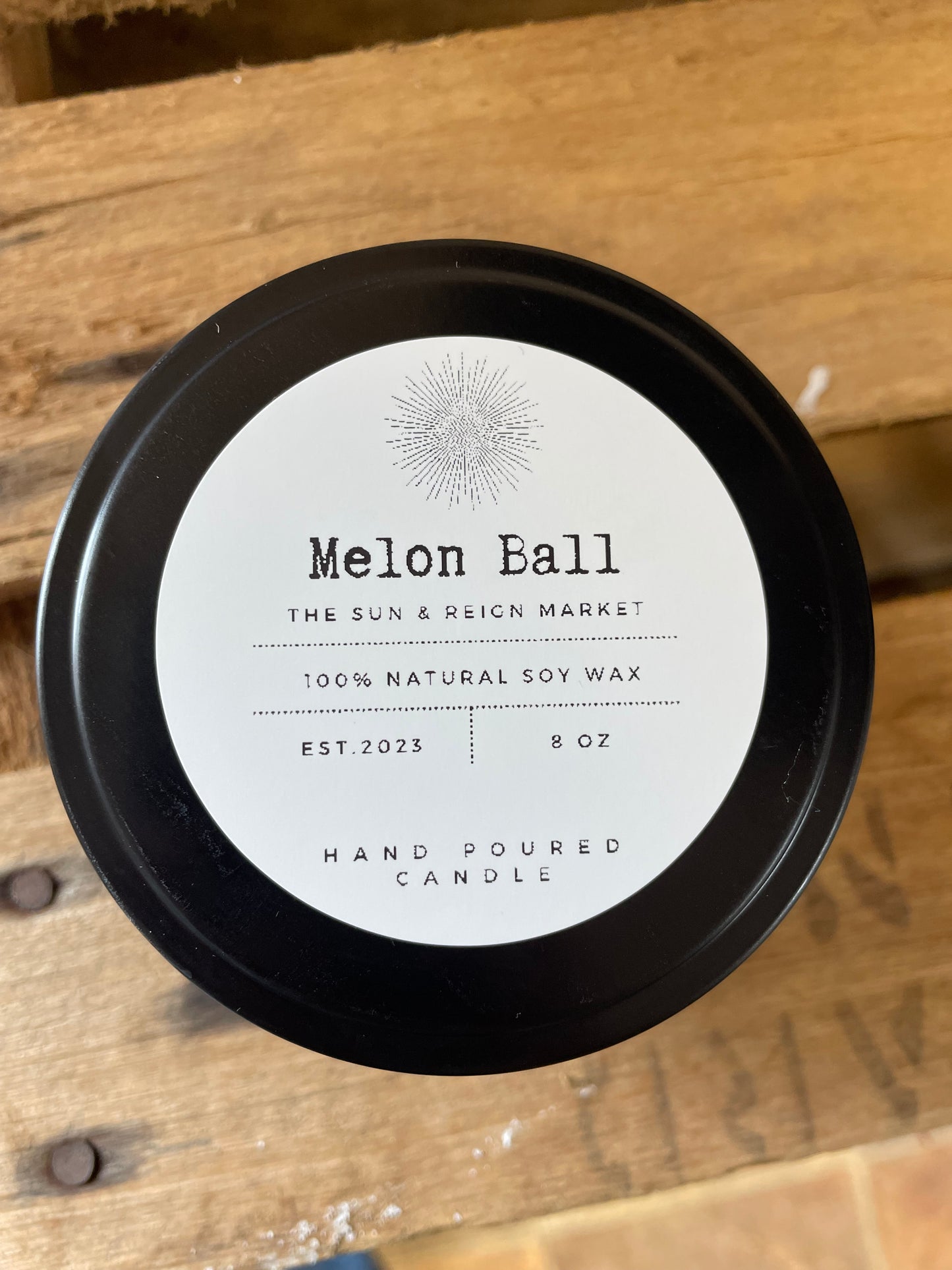 Melon Ball Soy Wax candle