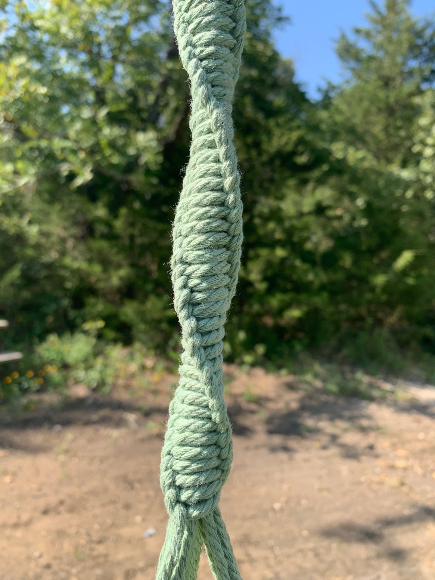Sage Green Macrame Plant Hanger