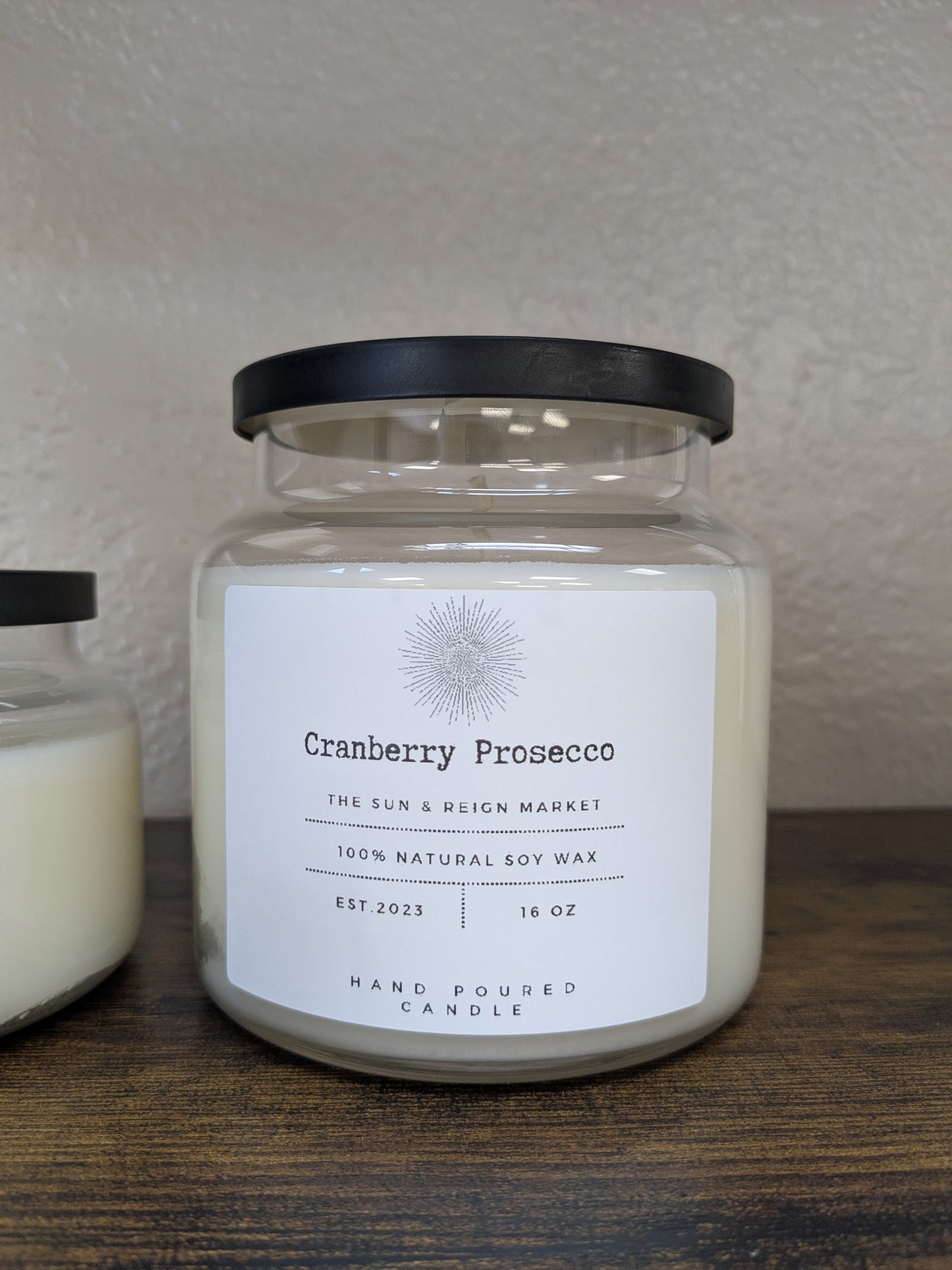 Cranberry Prosecco Soy Wax Candle