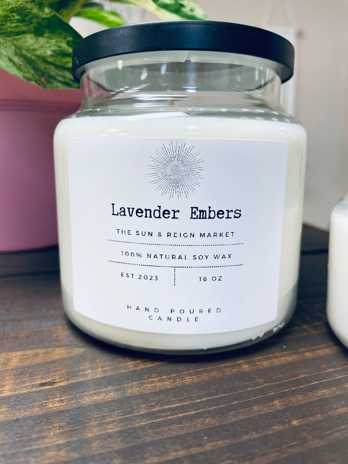 Lavender Embers Soy Wax Candle