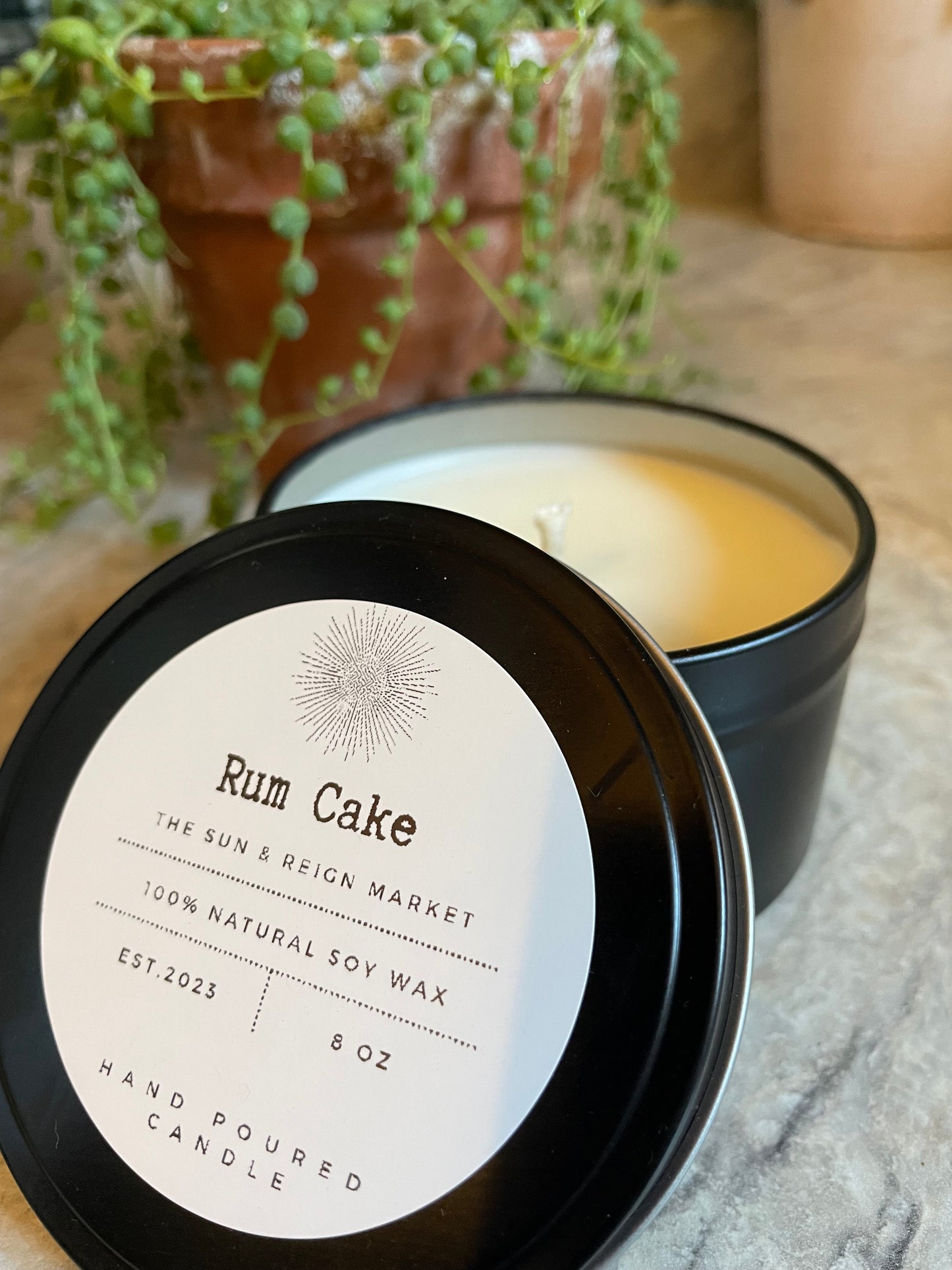 Rum Cake Soy Wax Candle