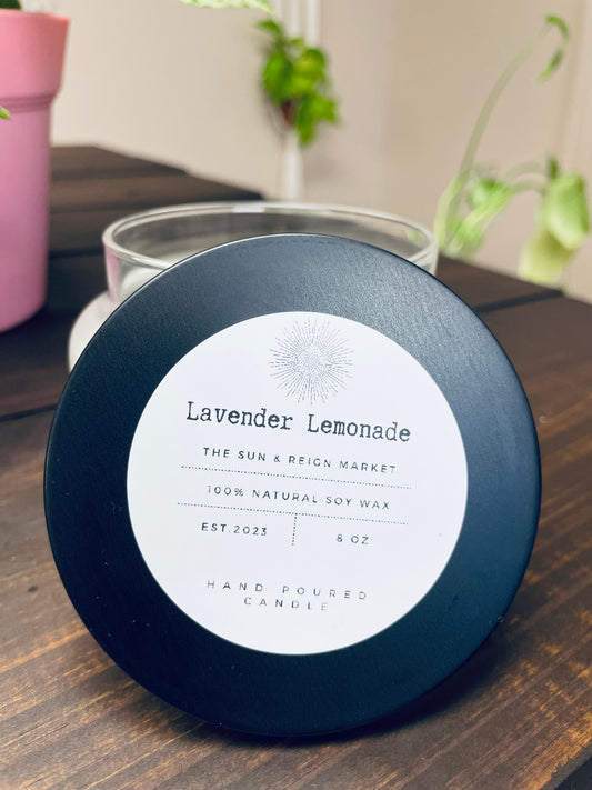 Lavender Lemonade Soy Wax Candle