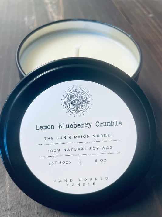 Lemon Blueberry Crumble Soy Wax Candle