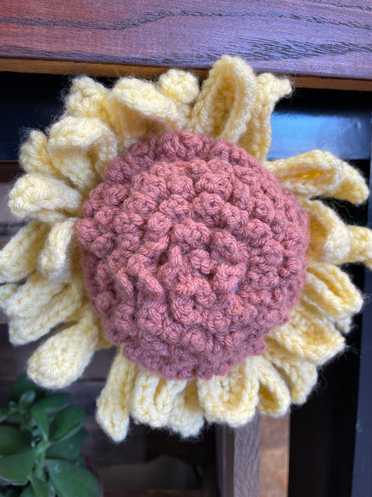 Crocheted Sunflower Girl (flips from flower to girl)