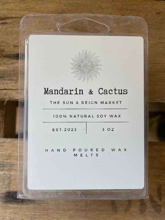 Mandarin & Cactus Soy Wax Melt