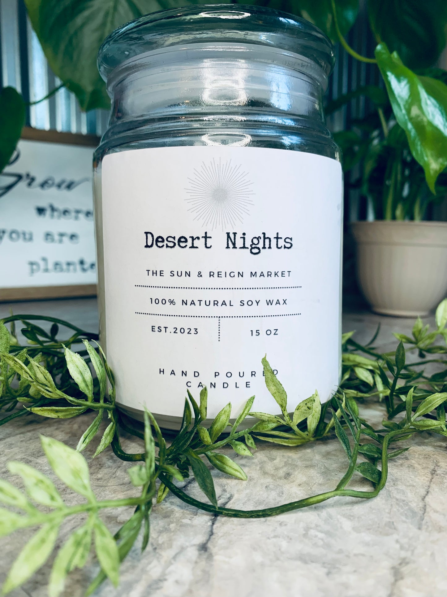 Desert Nights Soy Wax Candle