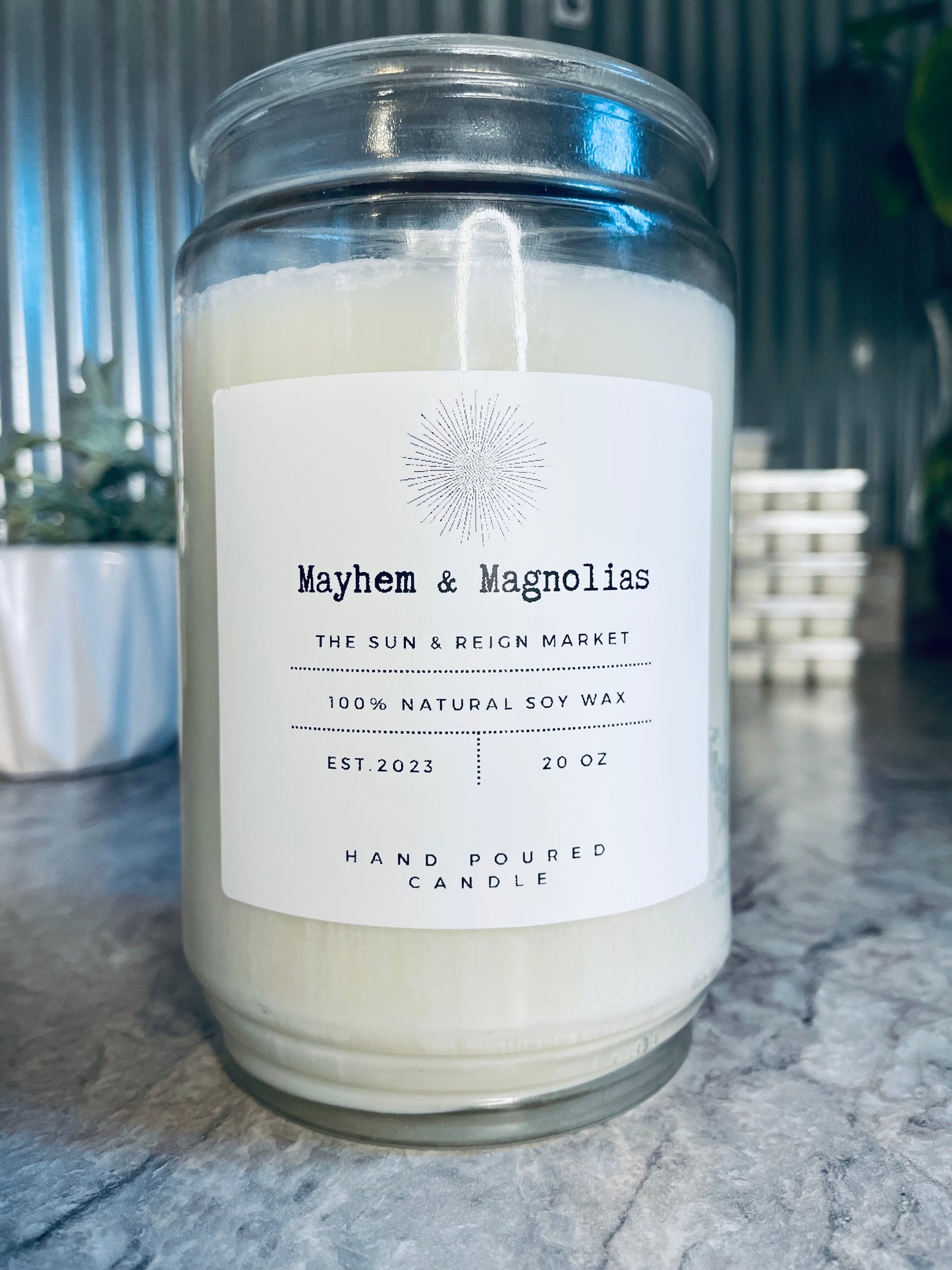 Mayhem & Magnolias Soy Wax Candle