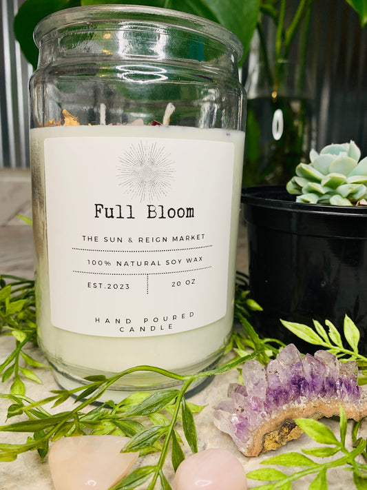 Full Bloom Soy Wax Candle