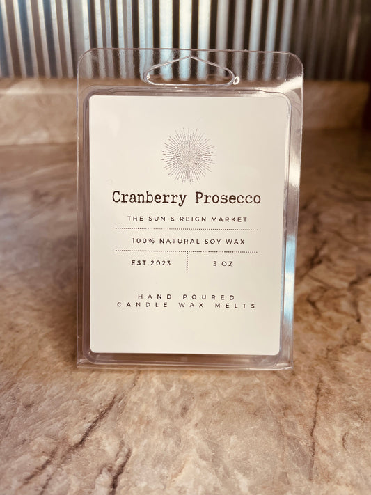 Cranberry Prosecco Soy Wax Melt