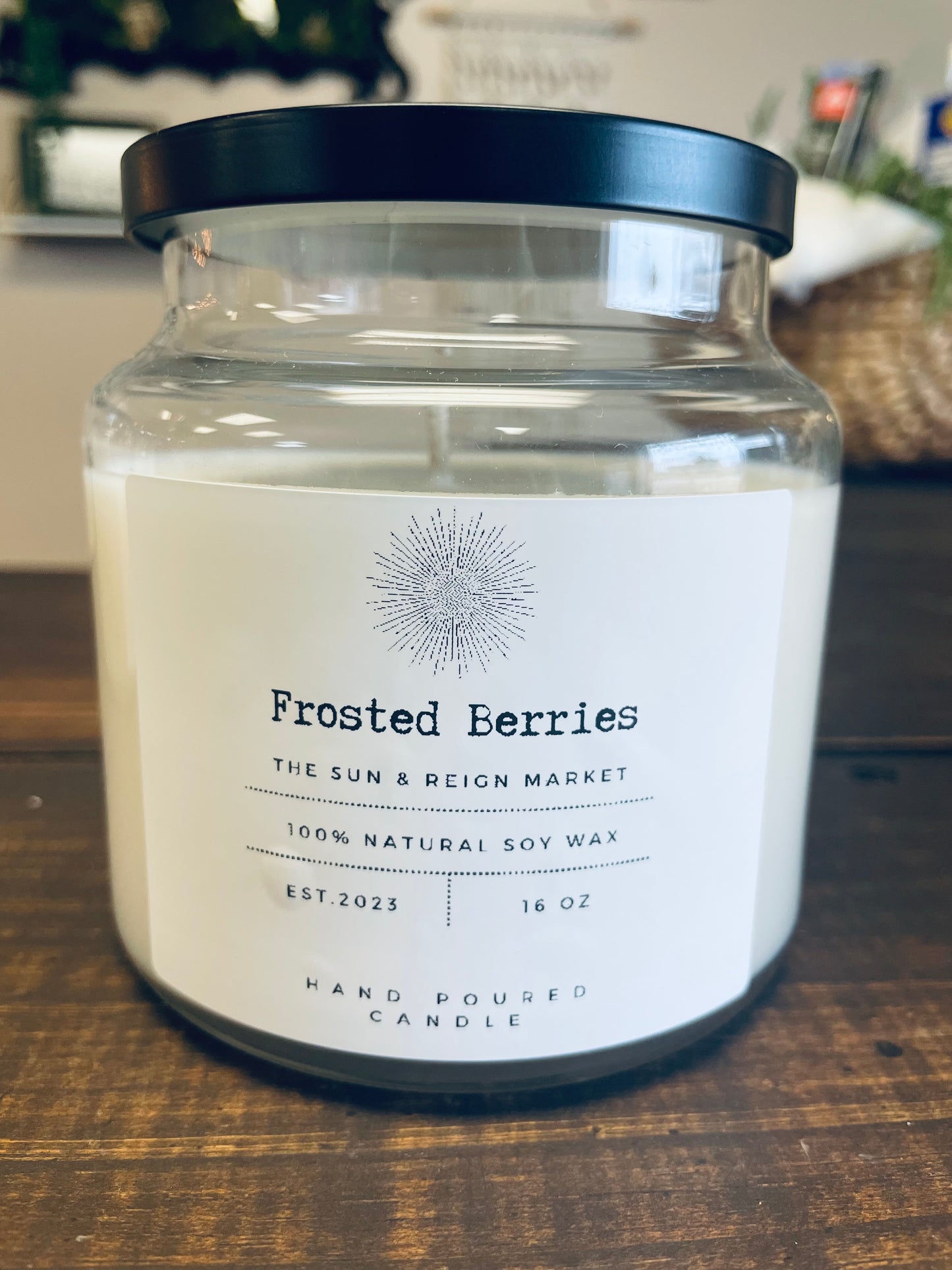 Frosted Berries Soy Wax Candle