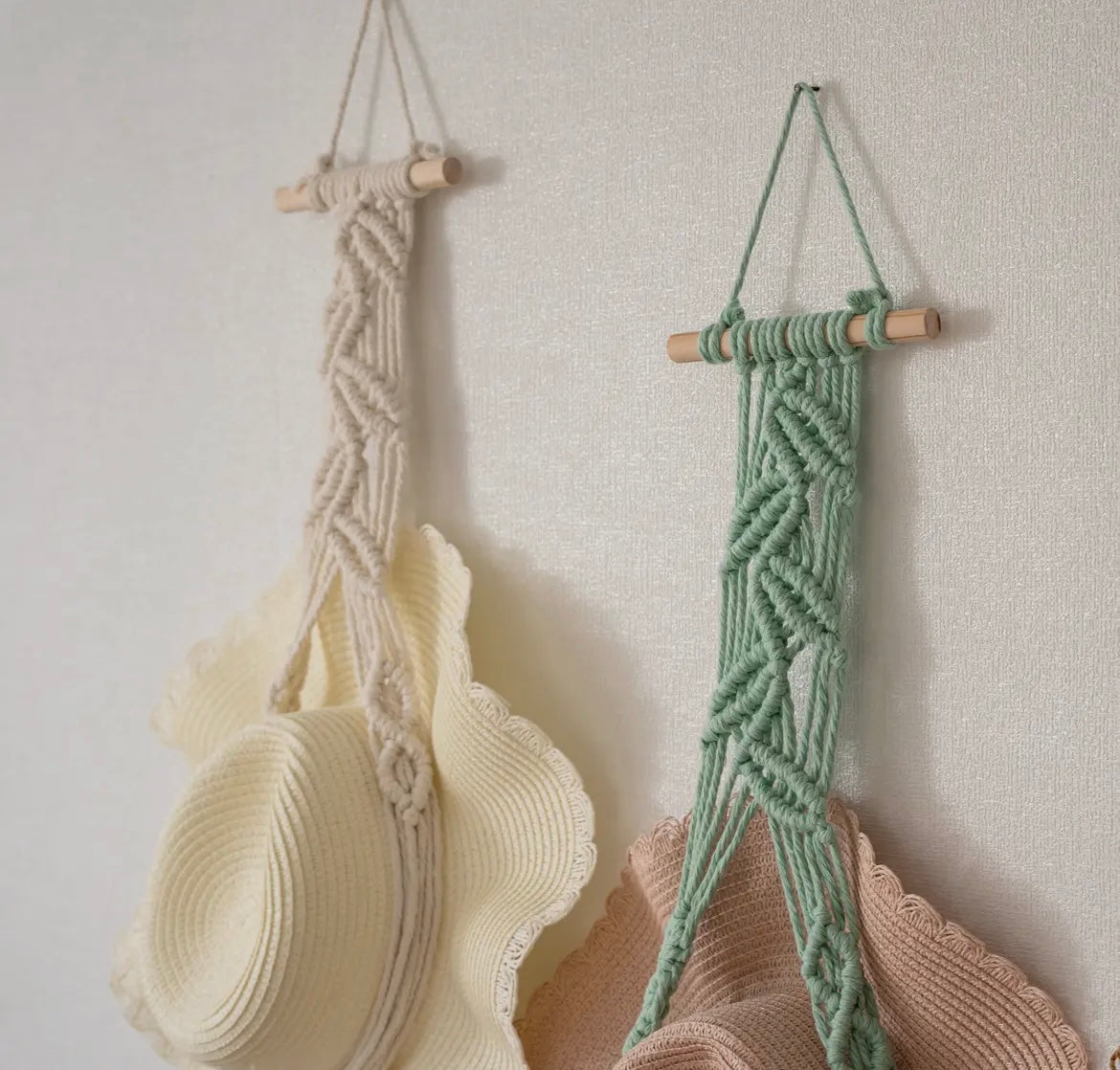 Macrame Hat Hanger