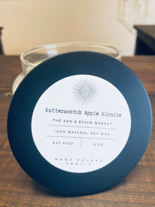 Butterscotch Apple Blondie Soy Wax Candle