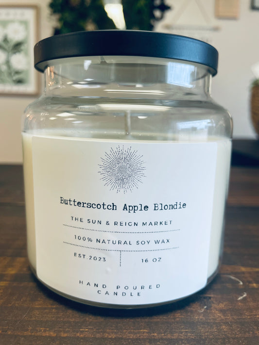 Butterscotch Apple Blondie Soy Wax Candle
