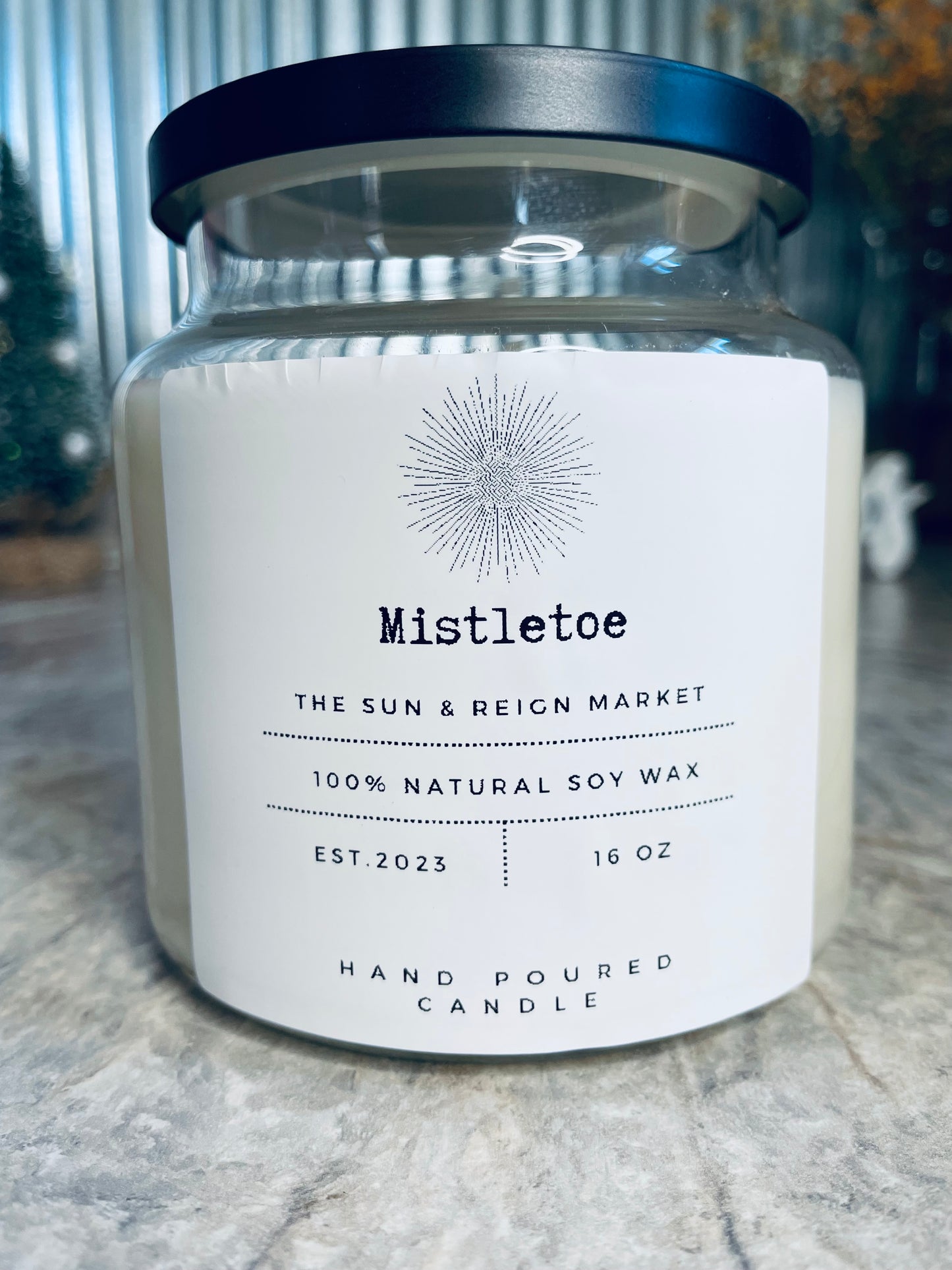 Mistletoe Soy Wax Candle