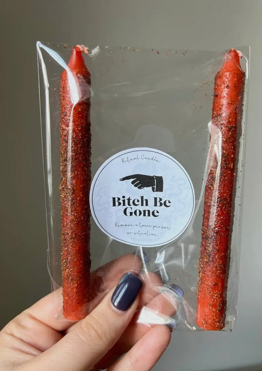 B*tch Be Gone Ritual candle