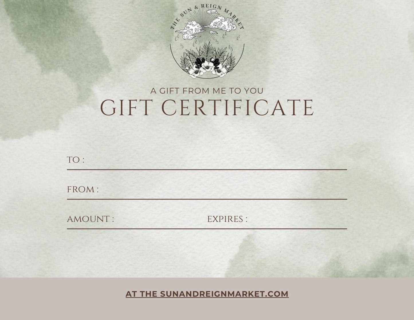 Gift Certificate