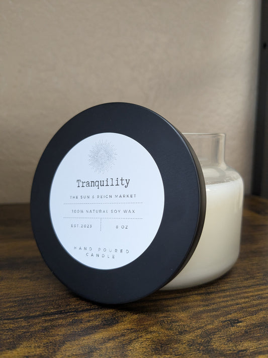 Tranquility 8oz Soy Wax Candle